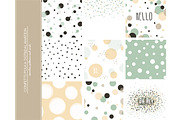 9 Confetti Polka Dot backgrounds