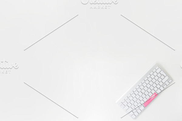 iMac keyboard pink touch. Hero Image