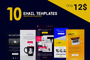 Creative Bundle of 10 Email Template