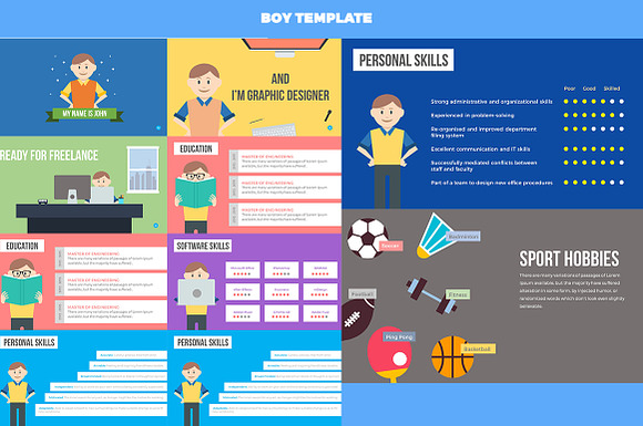 Freelancer PowerPoint Template in PowerPoint Templates - product preview 1