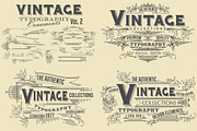 Vintage Typography Ornaments v2
