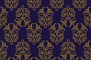 vector seamless pattern in eastern s