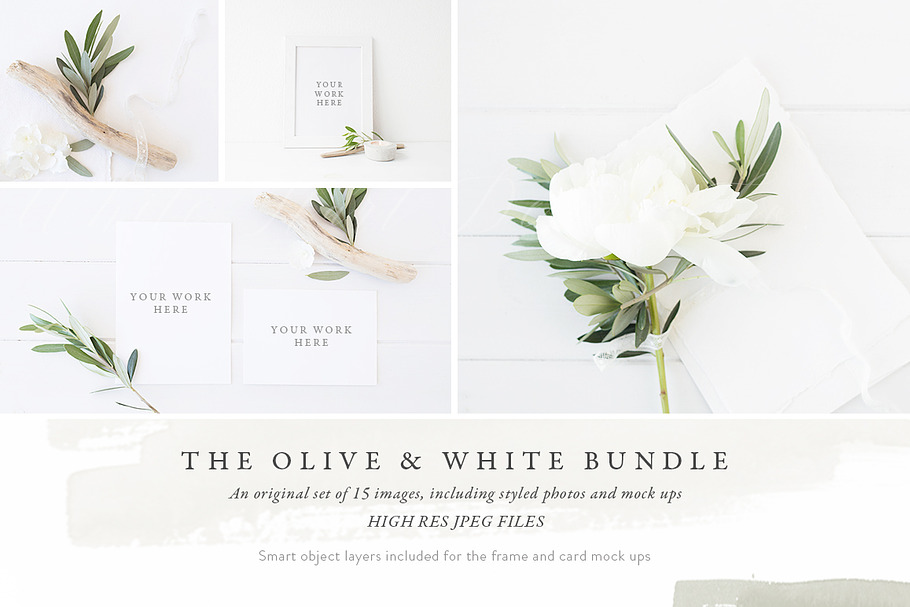 The Olive & White Mockup Bundle in Print Mockups - product preview 8