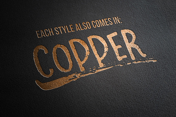 Gold Foil Layer Styles Photoshop in Add-Ons - product preview 2