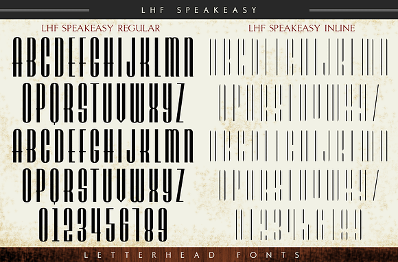LHF Speakeasy Package in Display Fonts - product preview 1