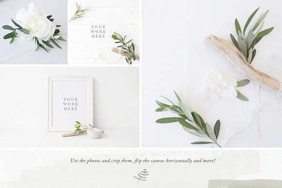 The Olive & White Mockup Bundle in Print Mockups - product preview 2