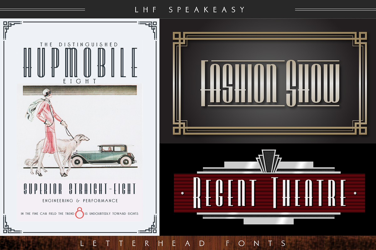 LHF Speakeasy in Display Fonts - product preview 8