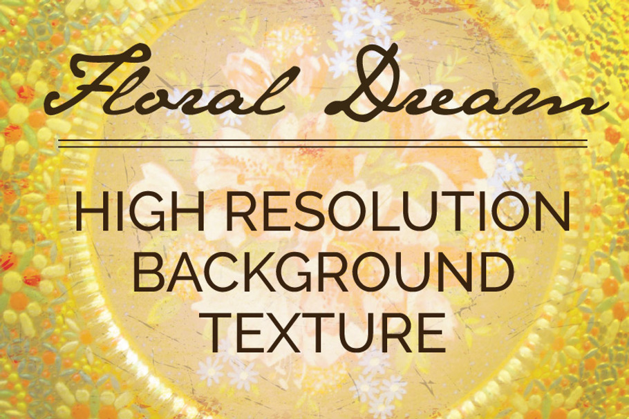 Floral Dreams Antique Background in Textures - product preview 8