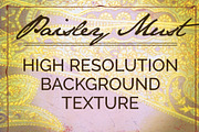 Paisley Textured Background