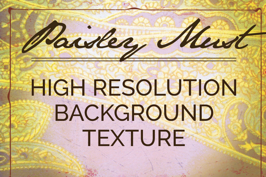 Paisley Textured Background in Textures - product preview 8