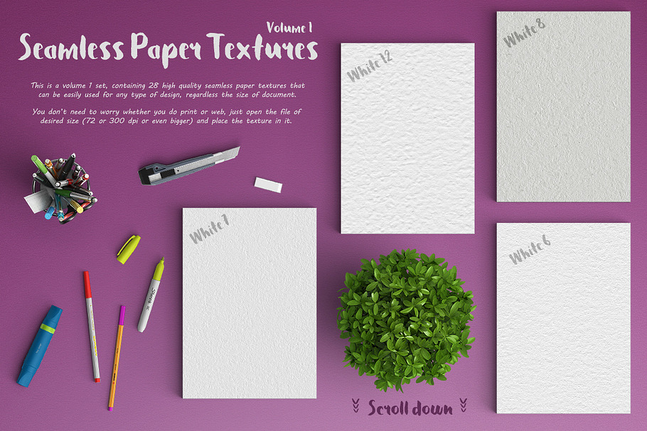 Seamless Paper Textures Vol. 1 in Textures - product preview 8
