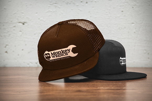 Monkey Wrench Logo in Logo Templates - product preview 4