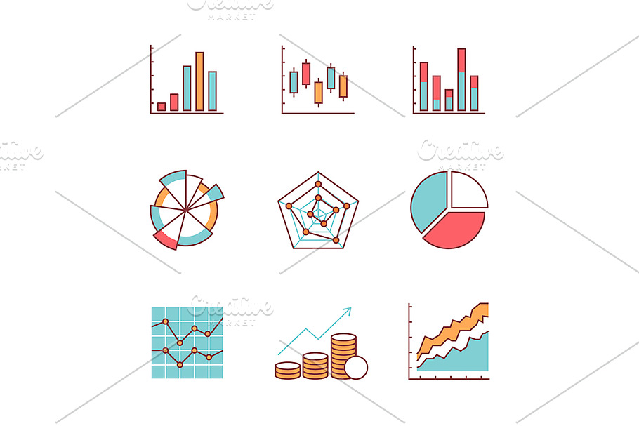 Business charts and data in Graphics - product preview 8