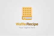 Waffle Recipe Logo Template