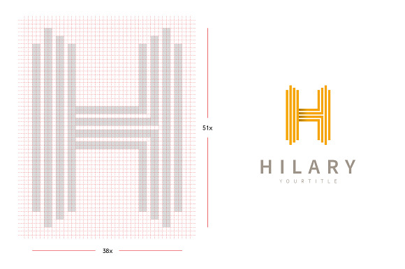 "H" Letter Logo Template in Logo Templates - product preview 2
