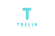 "T" Letter Logo Template