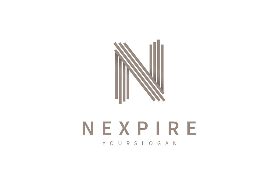 "N" Letter Logo Template in Logo Templates - product preview 8