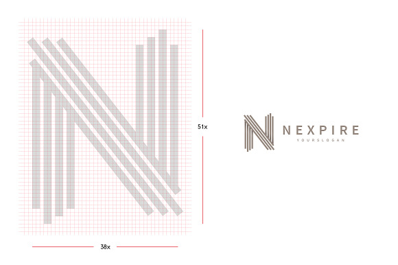 "N" Letter Logo Template in Logo Templates - product preview 2