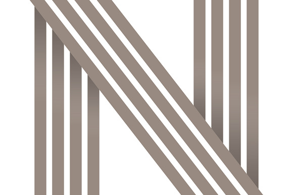 "N" Letter Logo Template in Logo Templates - product preview 3