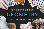 Geometry Watercolor Patterns