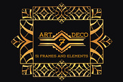 51 Art Deco Frames & Elements Vol7