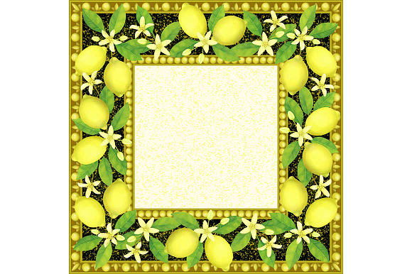 4 Lemon Frames in Objects - product preview 1
