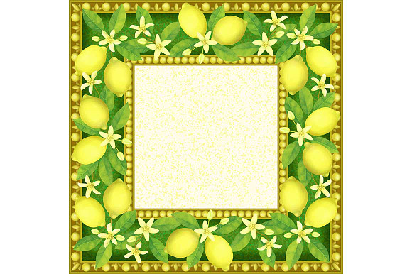4 Lemon Frames in Objects - product preview 3