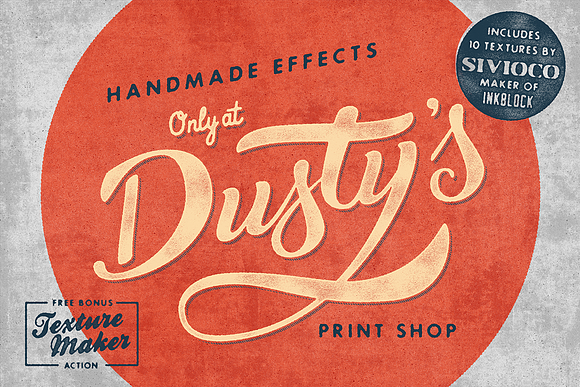 Dusty's Print Shop in Photoshop Layer Styles - product preview 3