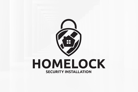 Home Lock Logo Template in Logo Templates - product preview 2