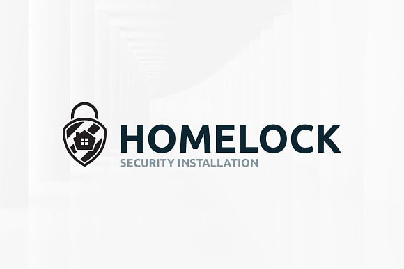 Home Lock Logo Template in Logo Templates - product preview 3