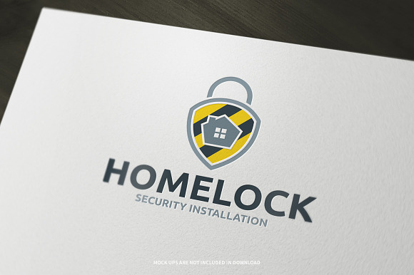 Home Lock Logo Template in Logo Templates - product preview 6