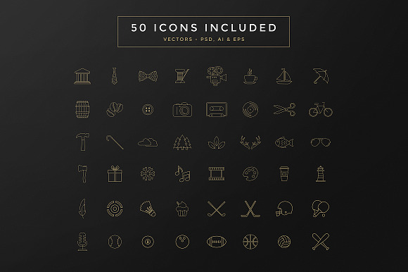 100 Minimal Logos + BONUS in Logo Templates - product preview 4