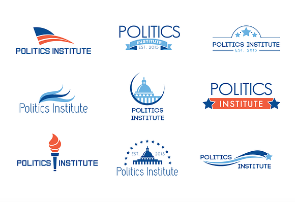 20 Political Logo Package in Logo Templates - product preview 4