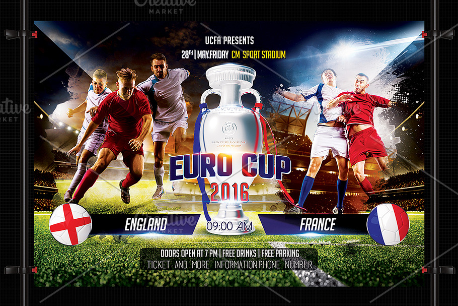 Euro Cup 2016 soccer