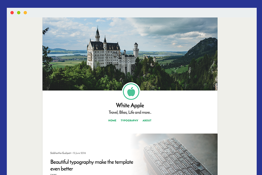 WhiteApple - Simple & Readable in Ghost Themes - product preview 8
