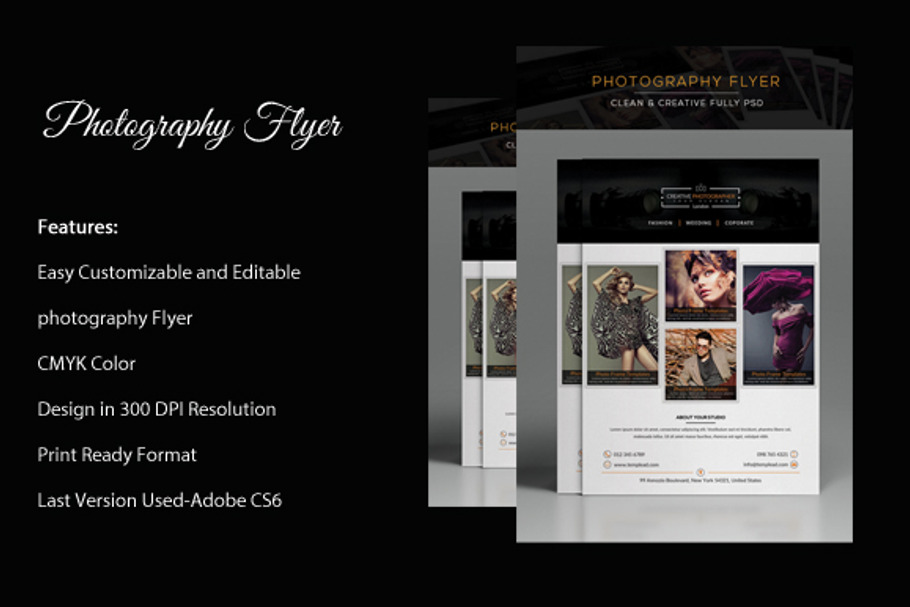Photography Flyer Template in Flyer Templates - product preview 8