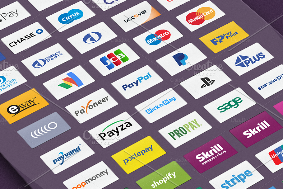PAYMENT / CREDIT CARD VECTOR ICONS  in Credit Card Icons - product preview 8