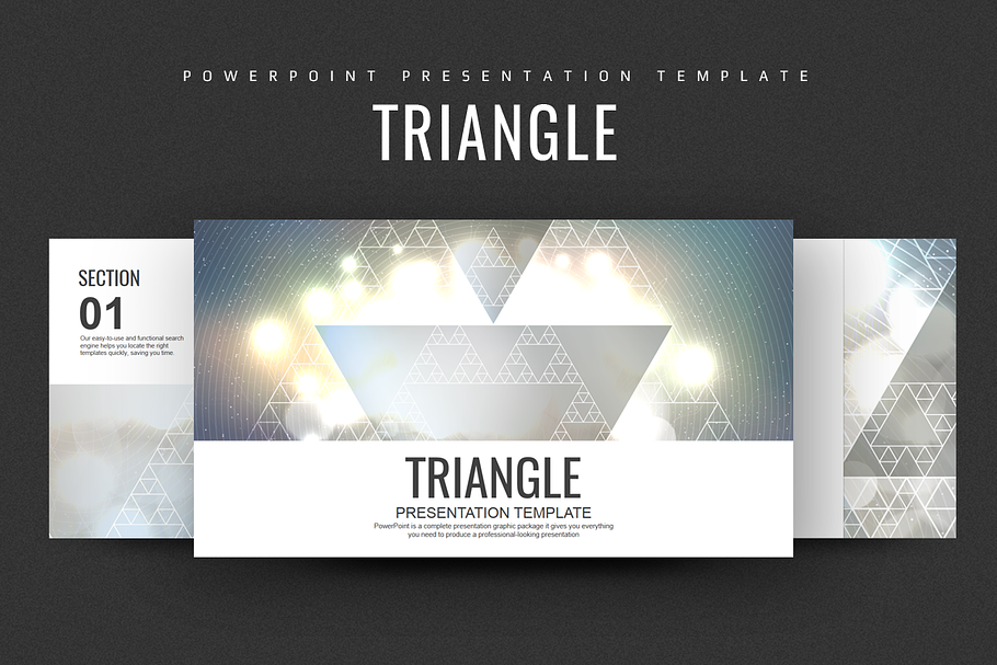 Triangle PPT Template in PowerPoint Templates - product preview 8