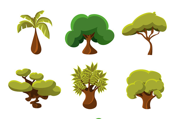 Cartoon Trees