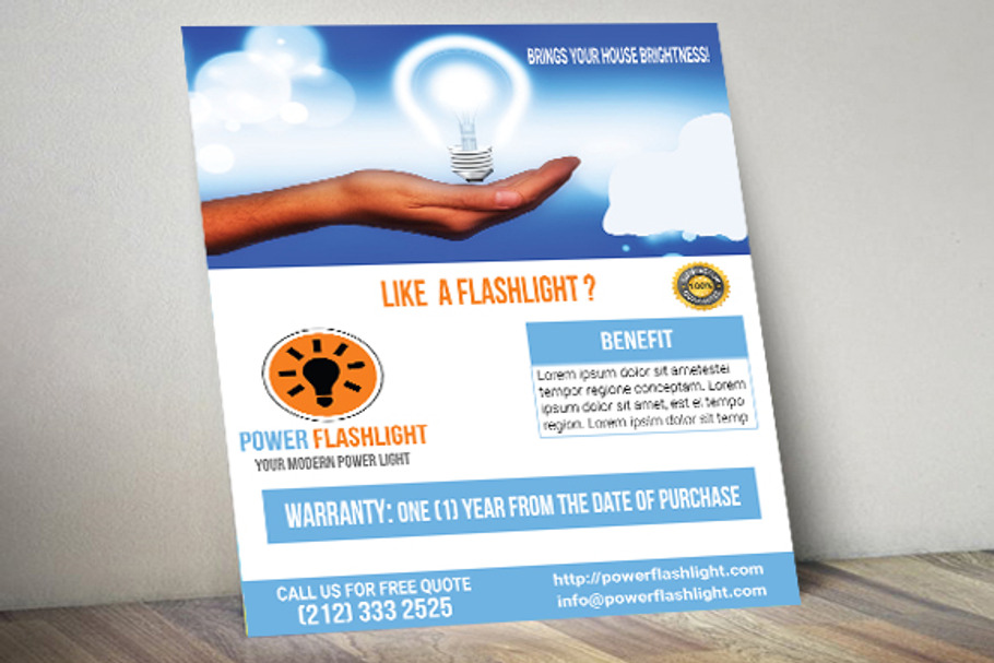 Power FlashLight Flyer