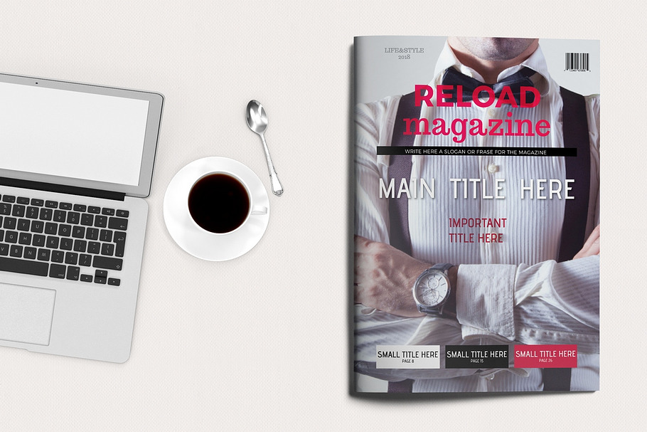 Reload Lifestyle Magazine in Magazine Templates - product preview 8