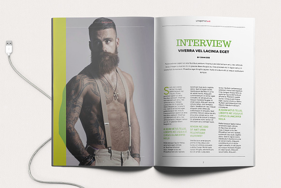 Reload Lifestyle Magazine in Magazine Templates - product preview 3