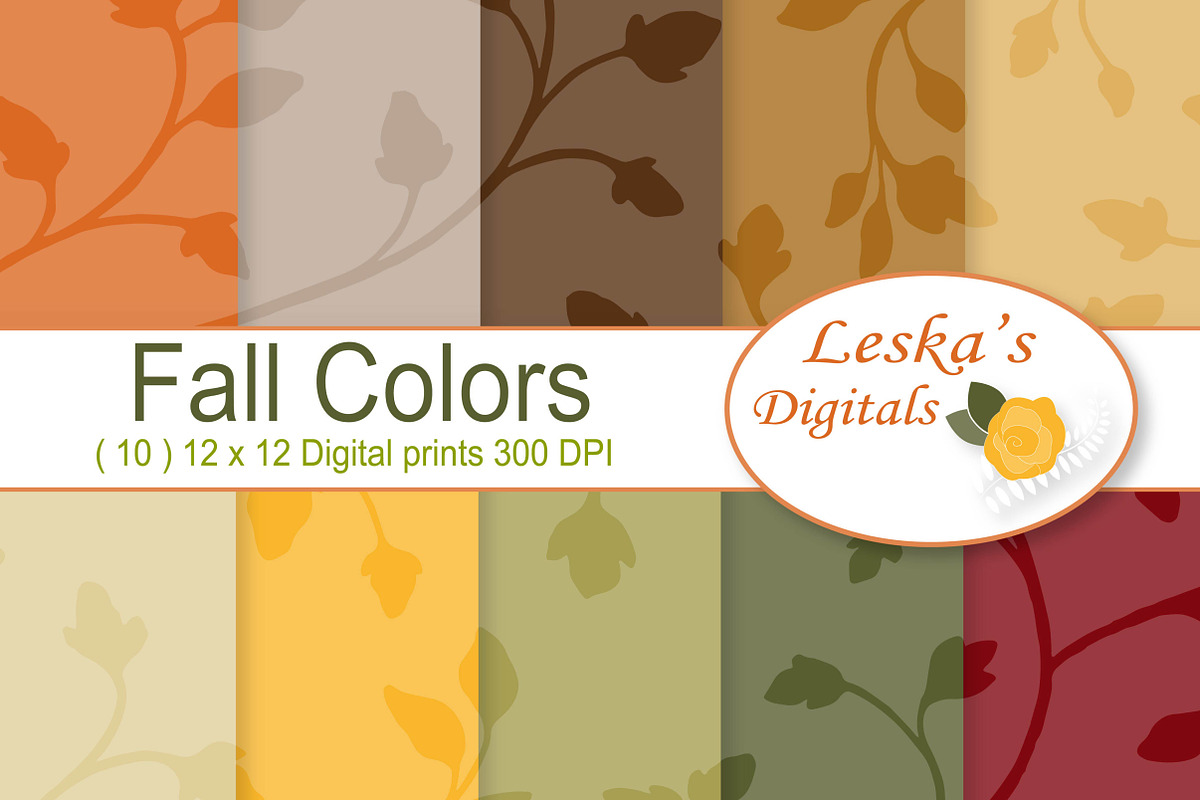 Seamless Pattern - Fall / Autumn in Patterns - product preview 8