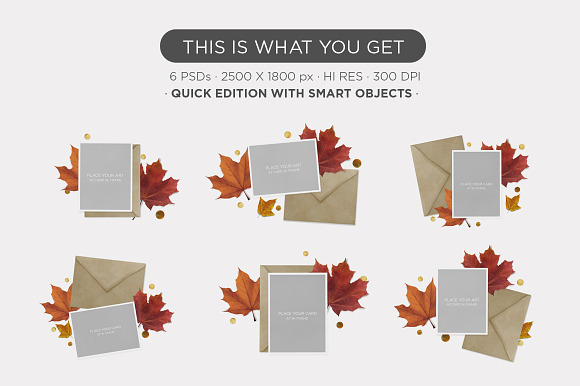 Greeting Cards Mockup BUNDLE in Print Mockups - product preview 3