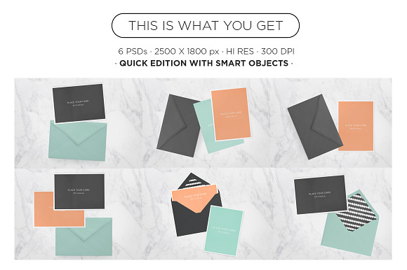 Greeting Cards Mockup BUNDLE in Print Mockups - product preview 4