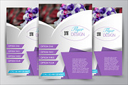 Flyer template. Brochure design.