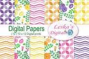 Digital Paper - Flowers