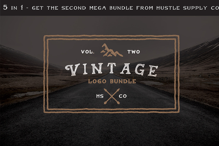 $10 Off - Vintage Logo Bundle in Logo Templates - product preview 8