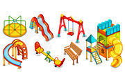 Illustration of playground equipment