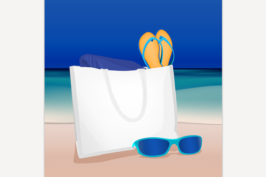 Holiday Beach Image in Illustrations - product preview 8